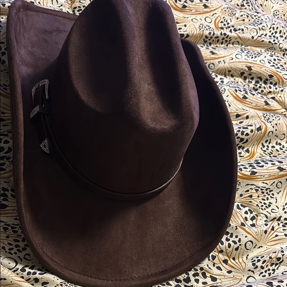 Brown Cowgirl Hat